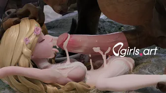 Blonde impregnated by minotaur monsters – Ogirls.art