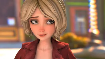 Aunt Cass cosplays Maria