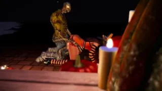 Halloween Night: Witch Fucked by Zombie