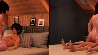 Aunt Cass – Only One Bed – VR