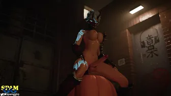 Futa Oni Kiriko Riding Pumpkin (Spamgg69)