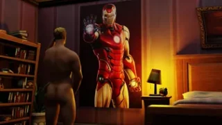 Jonesy Salutes Iron man