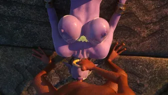 Submissive Elf-Slut Throat-Fuck