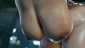 Catwoman bouncing melons