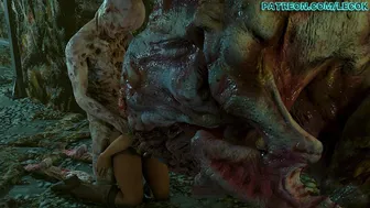 Jill Valentine vs Gamma Hunter & Palehead Zombie