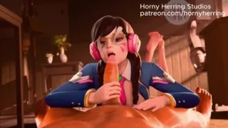 Cover D.Va with cum