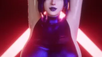 Psylocke shaking tits