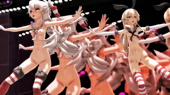 Shimakaze & Amatsukaze – Makes You a Fighter [MMD R18] meme1212