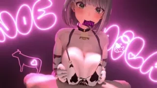 Noel Cow Print Paizuri