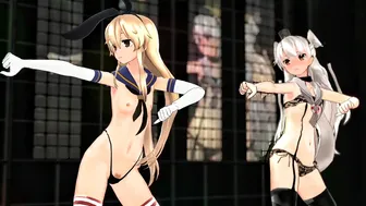 Shimakaze & Amatsukaze – Roki [MMD R18] mikumikuJackD