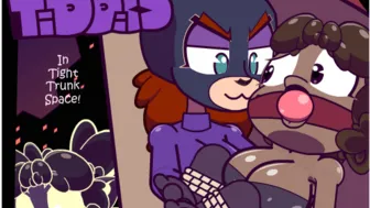 Tiny Tiddies in Tight Trunk Space!