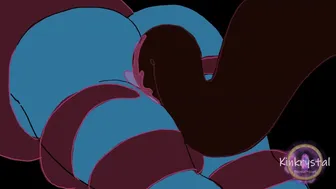 Sticky Threads, handgag fuck