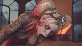 Harley Quinn Loves Sucking Big Black Cock