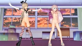 Shimakaze & Ro500 – Happy Trap [MMD R18] macch