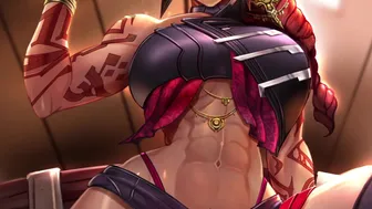 Samira’s New Trainee [Samira] (Femdom, Gangbang, League of Legends)