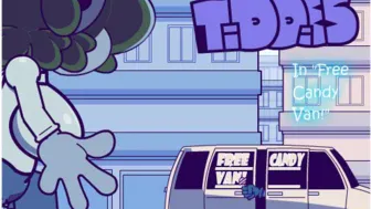 Tiny Tiddies in Free Candy Van!