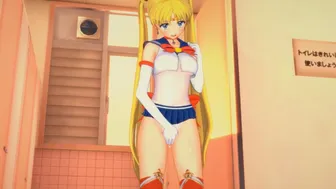 Moon sometimes masturbates in the bathroom