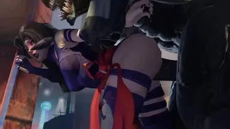 Psylocke x Venom [RougeNine]