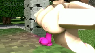 Jenny Doing a TITSJOB to a Dildo [Bigginer animation]