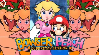 Bowser & Peach Super Sexting PMV | Mario Cuck POV