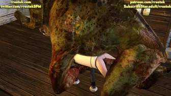 Scarlet destroyed by giant beast monster