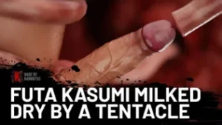 Futa Kasumi Milked Dry by a Tentacle