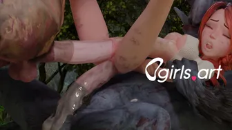 Double Penetration w/ Monster Cock – Ogirls