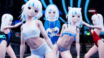 【R-18 MMD】 ITZY – WANNABE – Gawr Gura