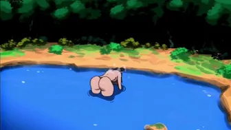 aang watching Katara