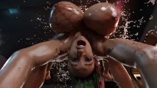 [Cyberpunk 2077] The fastest anal fuck with Judy and V (Succubus3D)