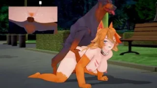Buffpup gets knotted