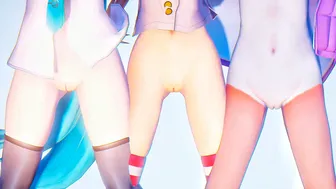 Shimakaze, Ro500 & Miku – Conqueror (panties and pussy only) [MMD R18] EasyKGDA