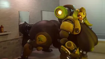Orisa pleasuring herself