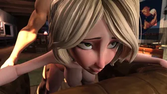 Aunt Cass cosplays Maria for Hiro