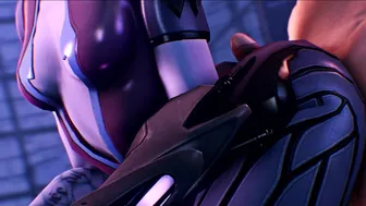 Widowmaker makes Hot Dog (assjob commission)