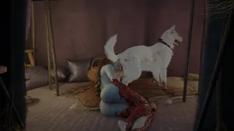 Rest time with scratch(Commission)