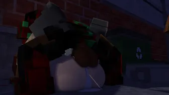 Dead City – Minecraft porn animation
