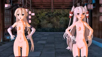 Shimakaze & Amatsukaze – Yoiyoi Kokon [MMD R18] Jang0000