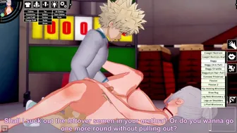 Katsuki Bakugo and Shiraki Meiko hentai