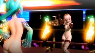 Miku & Luka World’s End Dancehall – Project Diva Nude