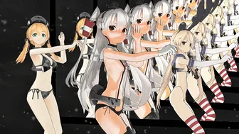 Shimakaze, Amatsukaze & Prinz – Echo [MMD R15] Graveeel