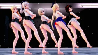 Shimakaze & Fleet Girls – Wiggle Wiggle [MMD R15] Panman