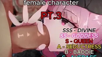 Rating fiction female character | PT.3 | WIS EDIT