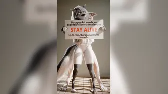 Loona’s thighjob for charity