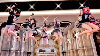 Shimakaze & Fleet Girls – Kimagure Mercy (ver. 2) [MMD R15] Panman