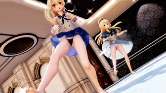 Shimakaze & Jervis – ROKI [MMD R15] Panman
