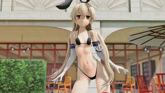 Shimakaze – Ghost Dance [MMD R15] Moeyasui Koneko
