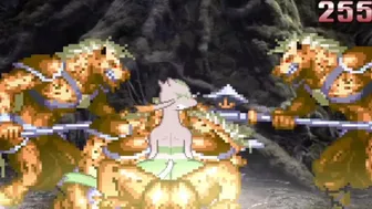 Huge nut Gnoll ambushed and impregnating whole tribe into Mienshao gunked up womb