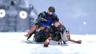 FFXIV Miqote Dragoon Fuck In Coerthas