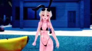 Shimakaze – Winner Island [MMD R15] Hamselvish